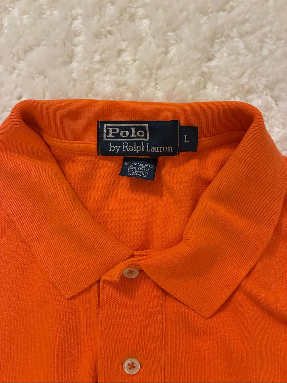Polo Ralph Lauren Orange Polo Shirt - Picture 2 of 3